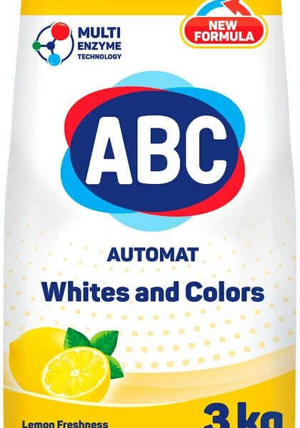 Стиральный порошок ABC Лимон 3кг