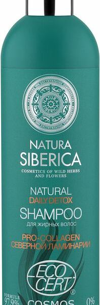 Шампунь Natura Siberica Daily Detox для жирных волос, 400 мл