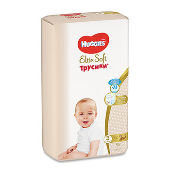 Подгузники-трусики Huggies Elite Soft 3 6-11 кг, 48 шт
