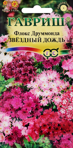 

Семена ГАВРИШ Флокс Друммонда Звездный дождь, Арт. 000720, 0,1г
