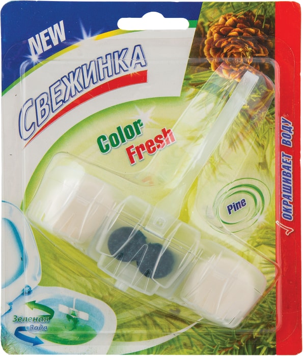 

Средство чистящее для унитаза Свежинка WC Color Fresh Зеленая вода