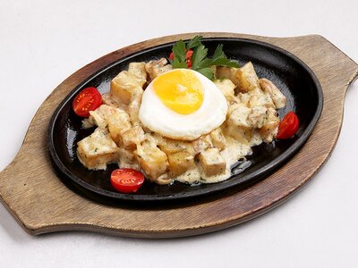 Альпийская сковородка с куриным филе