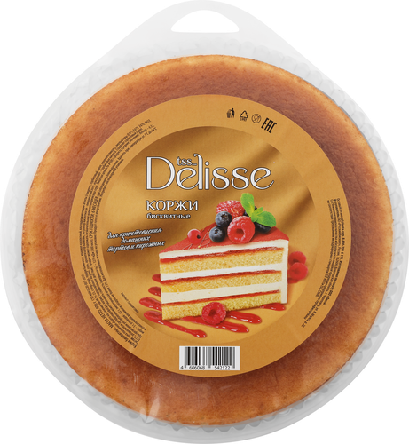 

Коржи бисквитные DELISSE светлые
