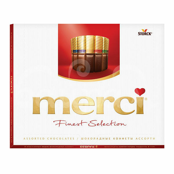 Конфеты Merci 250гр Ассорти 8 видов карт/уп
