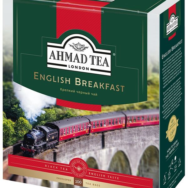 Чай черный Ahmad Tea English Breakfast в пакетиках, 100 шт, 200 г