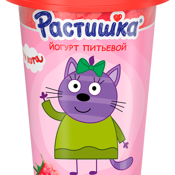 Йогурт питьевой Растишка малиновое мороженое 2.8% 190г