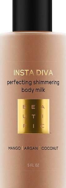 Молочко-шиммер для тела Beautific Insta Diva с маслами арганы кокоса и манго 150мл