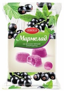 Жевательный мармелад Азовская кондитерская фабрика со вкусом черной смородины в Магнит со скидкой –25%