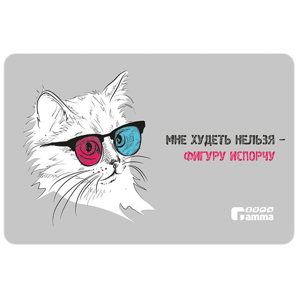 Коврик под миску Мурзик, 43х28 см