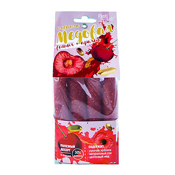 Пастила фруктово-ягодная PastiLab Вишня с арахисом с мёдом