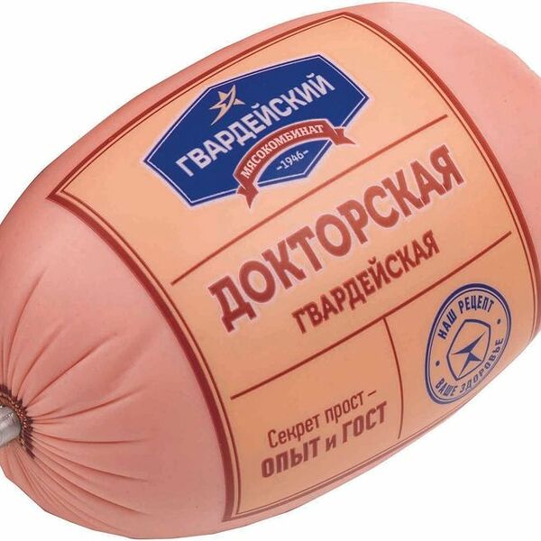 Колбаса Гвардейский МК докторская 450г