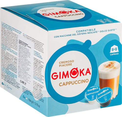 

Капсулы формата Dolce Gusto Gimoka Cappuccino 16 капсул 160 г, Италия