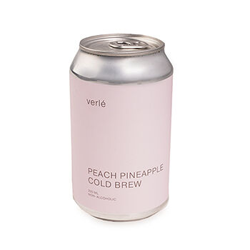 Напиток газированный на основе кофе со вкусом персика и ананаса, Verlе, 330 мл, Россия