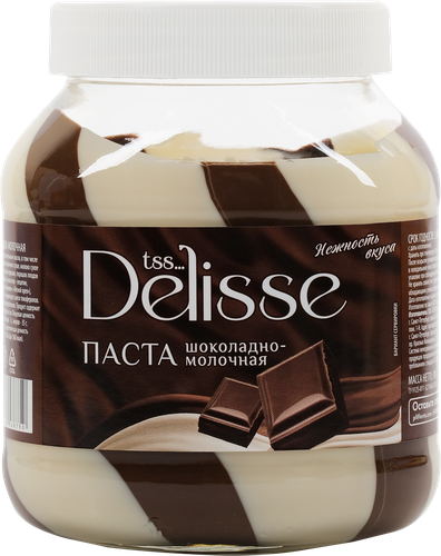 

Паста DELISSE Шоколадно-молочная, 700г