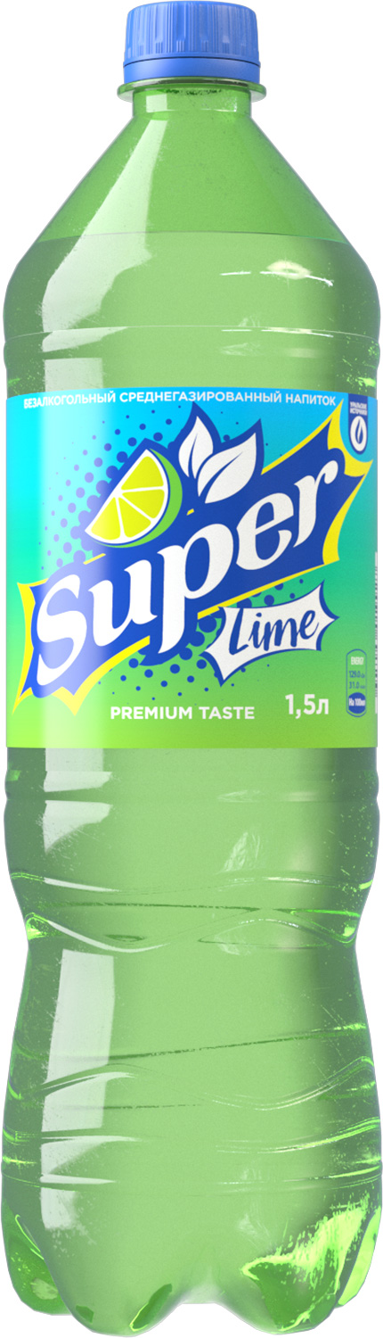

Напиток Уральские источники Super lime 1.5л