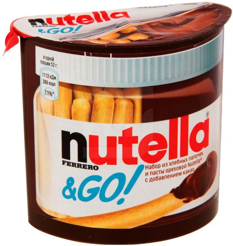 

Паста Nutella & Go ореховая с хлебными палочками