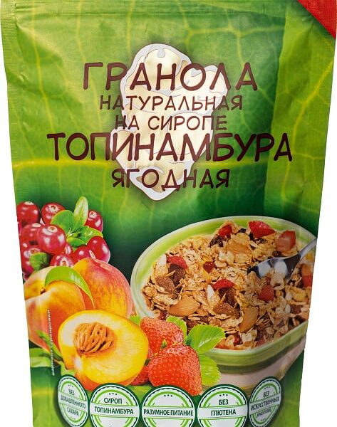 Гранола Купецкий дом Посадъ топинамбура ягодная без сахара 250г