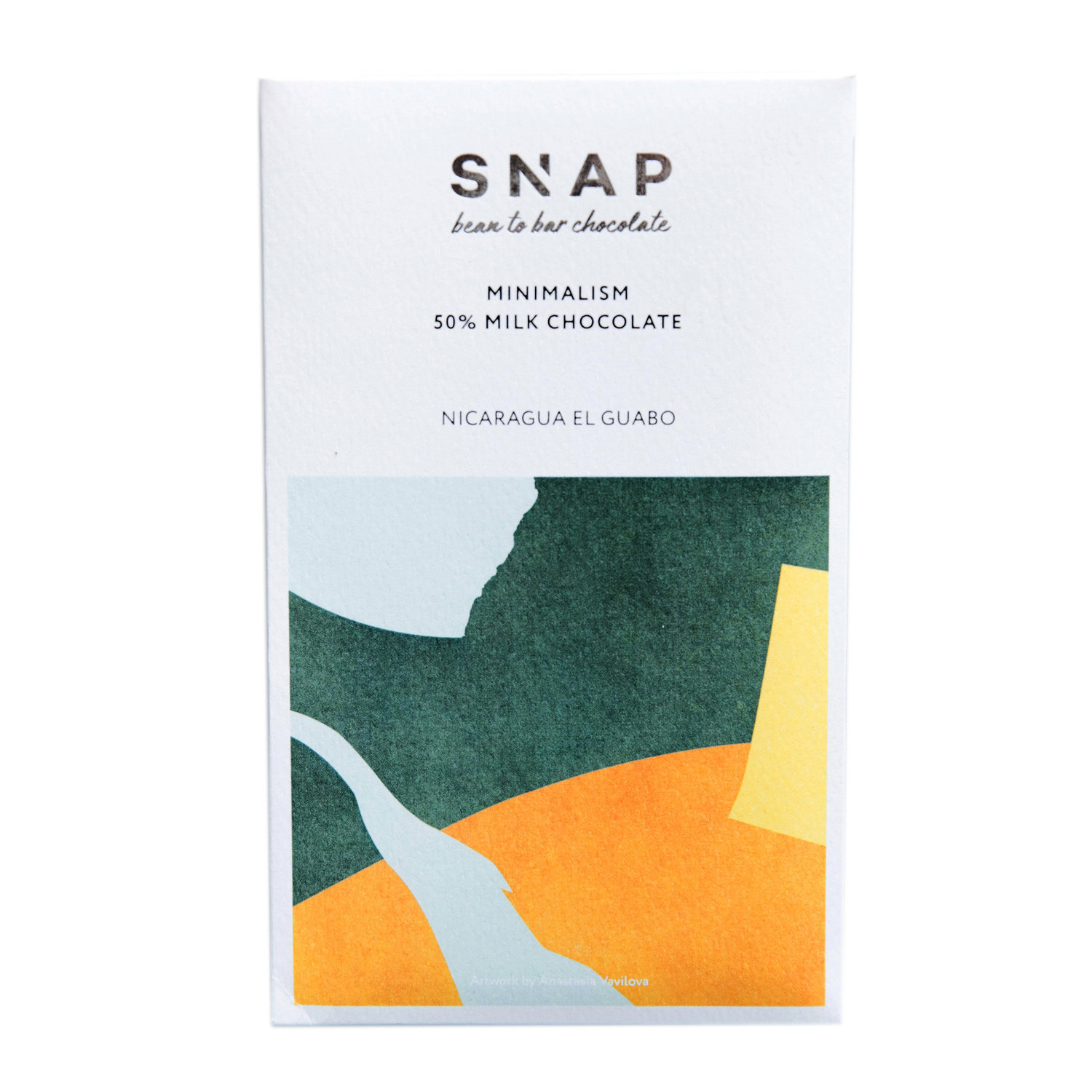 

Шоколад молочный Snap 50% Minimalism Никарагуа 50 г