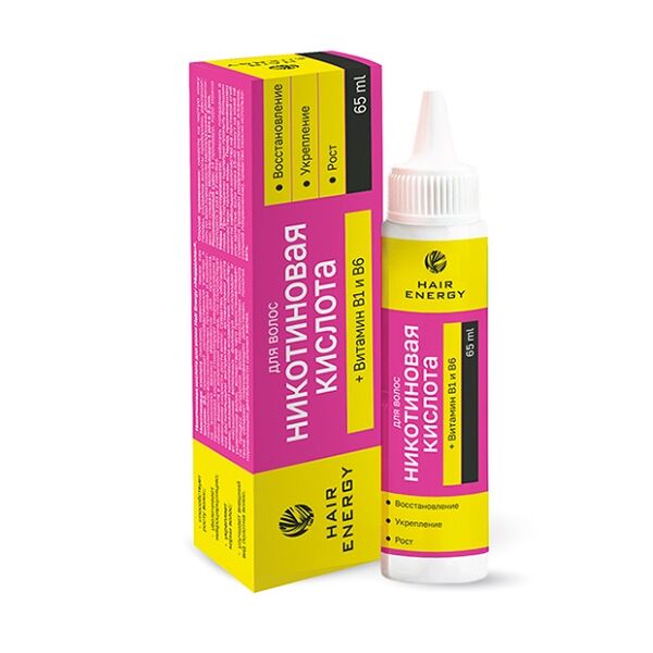 Никотиновая кислота для волос HAIR ENERGY 65 мл