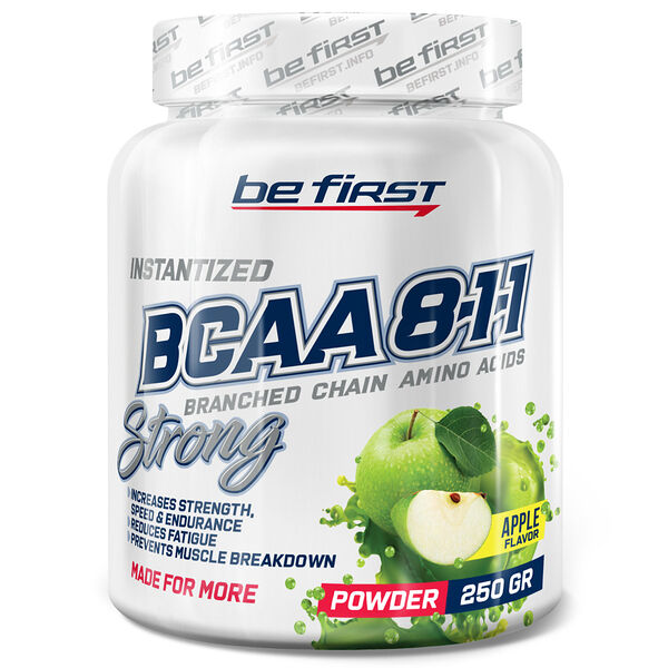 Be First BCAA 8:1:1 Strong Instantized Powder яблоко 250 г