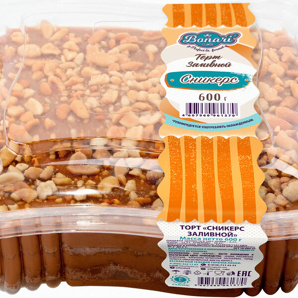 Торт Bonari Сникерс заливной