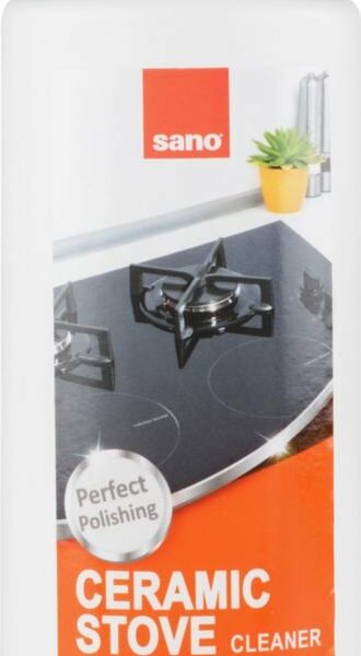 Средство для чистки и ухода за керамическими плитами Sano, 300 мл