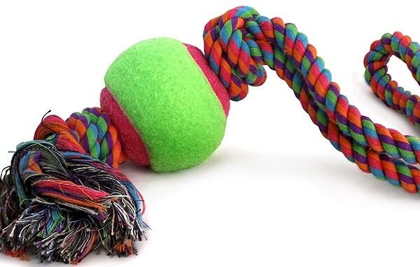 Игрушка для собак Triol Грейфер длинный с мячом 43 см