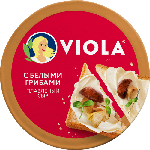 

Сыр плавленый Viola с белыми грибами, 130г