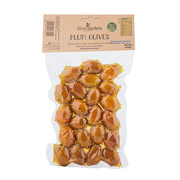 Оливки Olive Gardens зеленые Дамаскиноэлия с косточкой