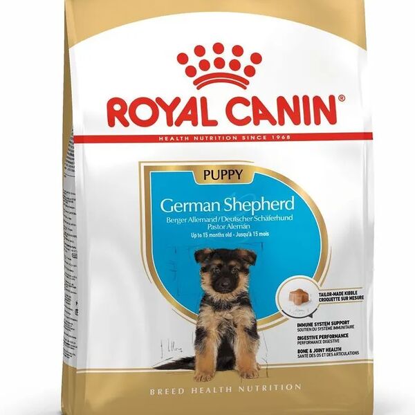 Сухой корм для щенков немецкой овчарки до 15 месяцев Royal Canin German Shepherd, с птицей, 3 кг