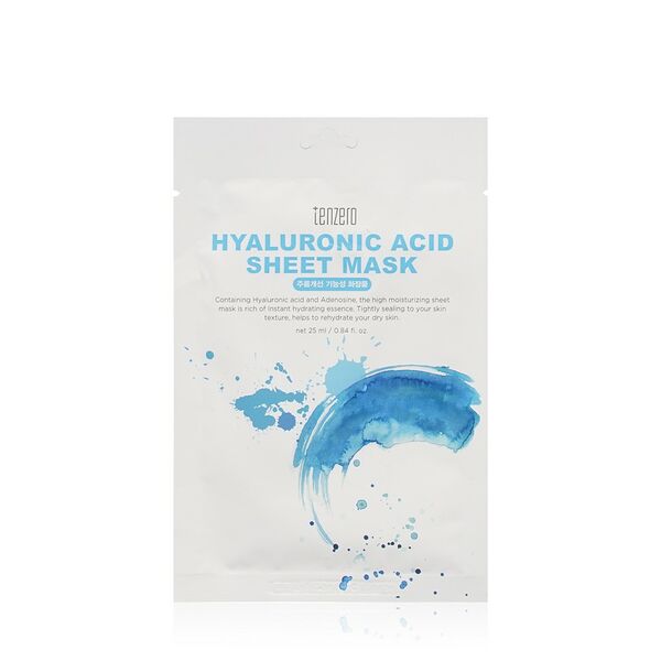 Маска для лица Tenzero Hyaluronic Acid Sheet mask с гиалуроновой кислотой 