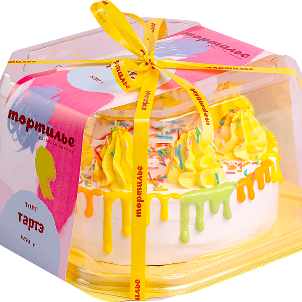 Торт Тортилье Тартэ бисквитный с масляным кремом