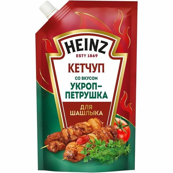 Кетчуп для шашлыка Heinz укроп-петрушка