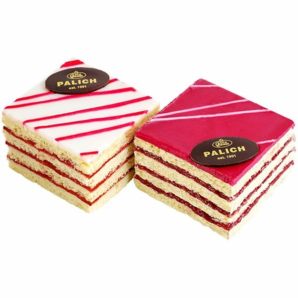 Пирожное У Палыча Тет-а-тет с вишней и клубникой 2x135г