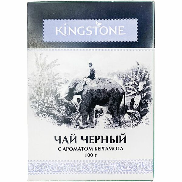 Чай Kingstone черный байховый с ароматом бергамота 100г