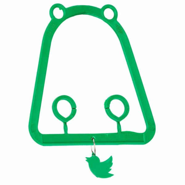 HOMEPET Качели для птиц с подвесом изумрудные 9,5х9,5см