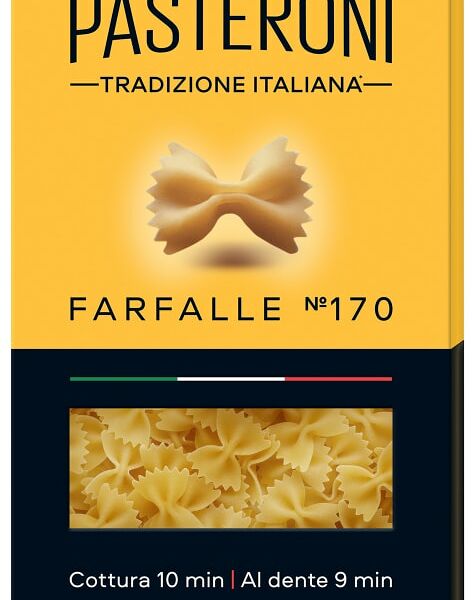 Макароны Pasteroni Farfalle №170 400г