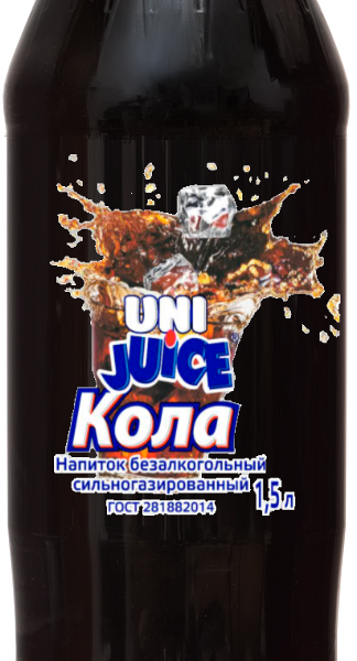 Напиток Uni Juice Кола, 1.5 л