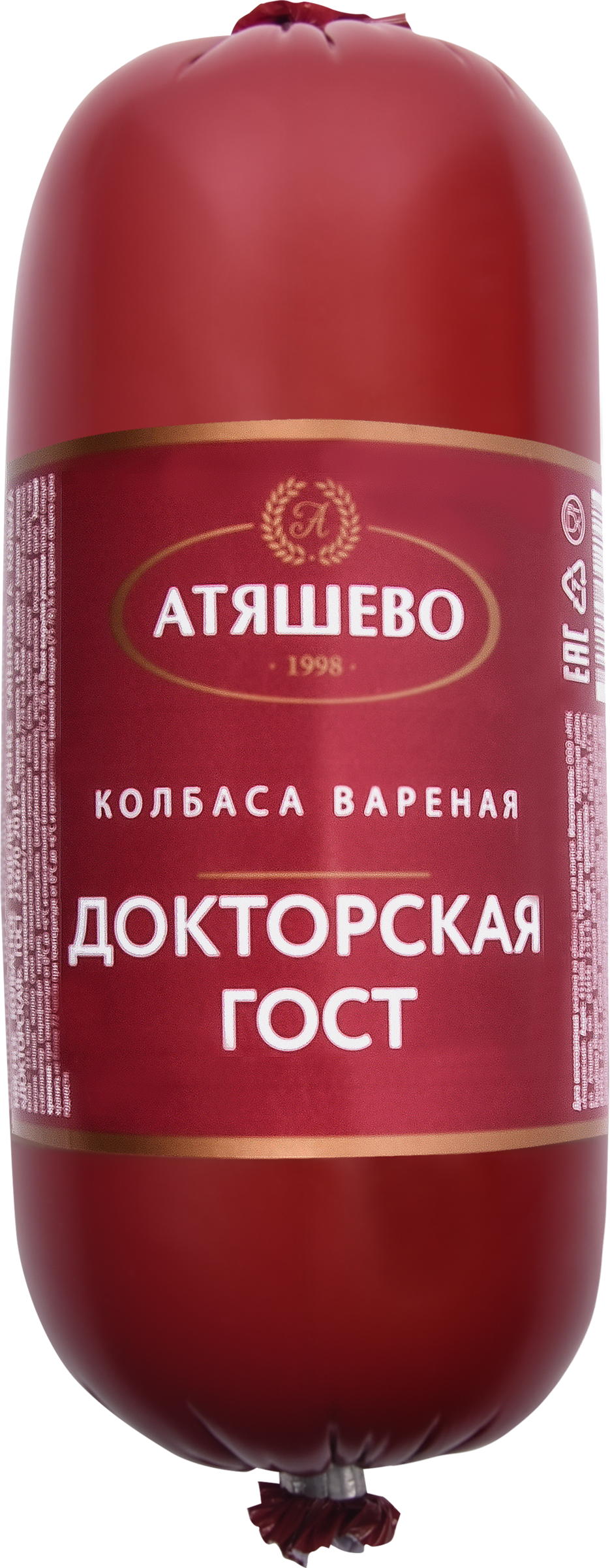 

Колбаса вареная Атяшево Докторская Premium ГОСТ, 500 г