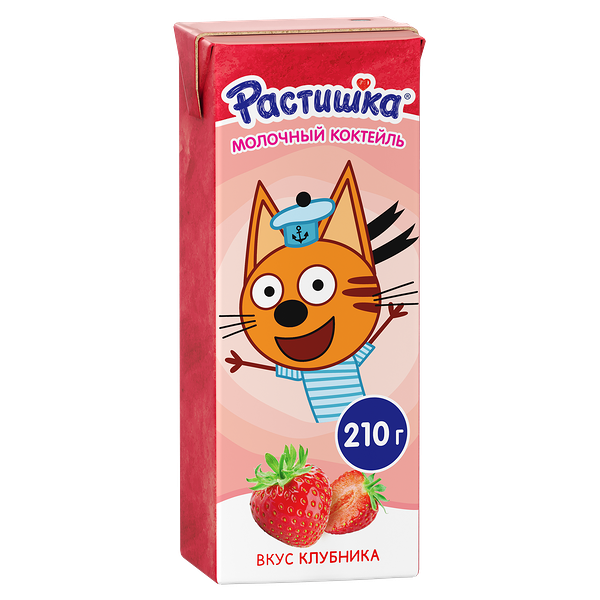 Коктейль молочный детский Растишка клубника 2%