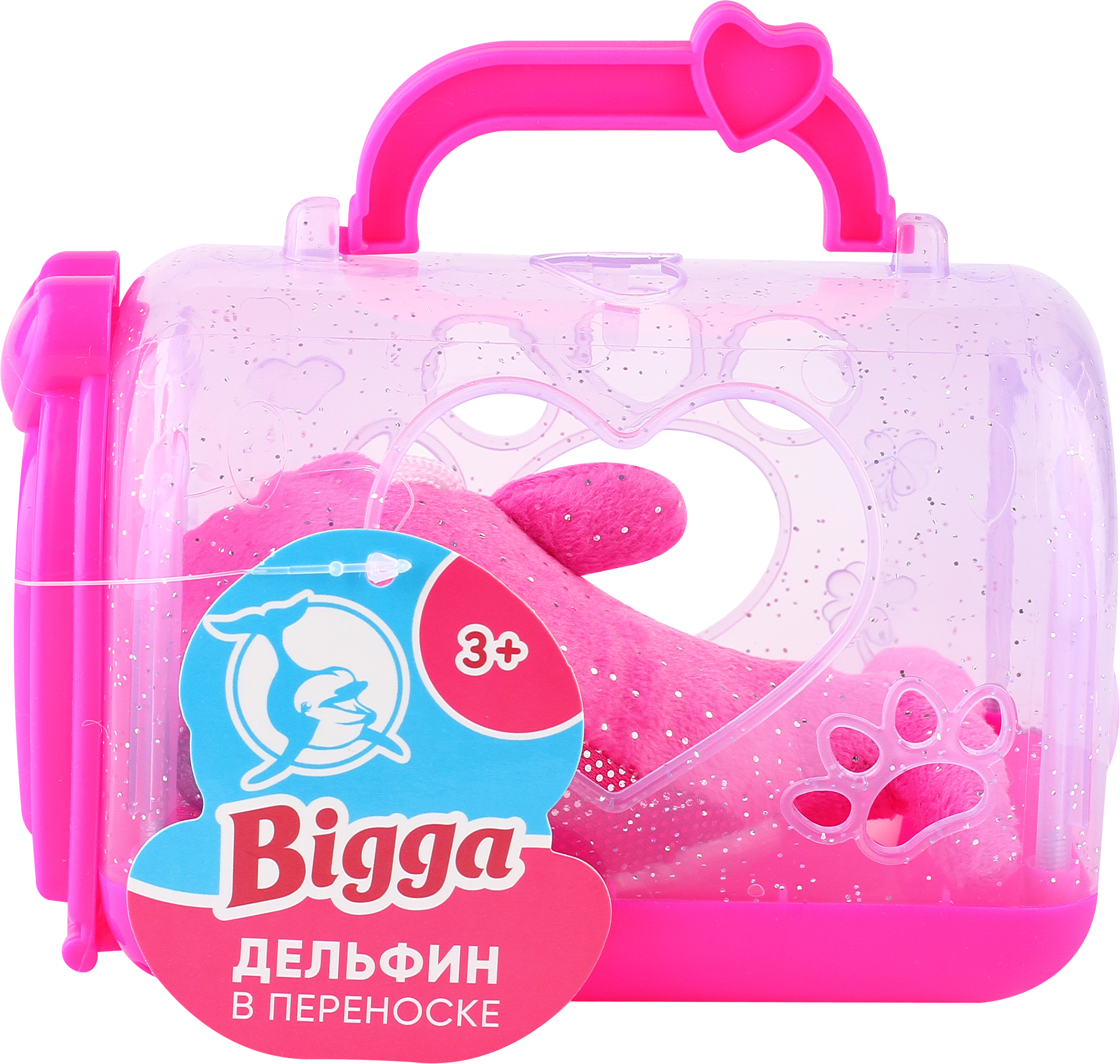 

Набор игровой BIGGA Дельфин в переноске, 2 предмета