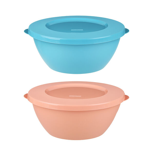 Миска с крышкой helsinki 1л, пластик, 2 цвета, в ассортименте