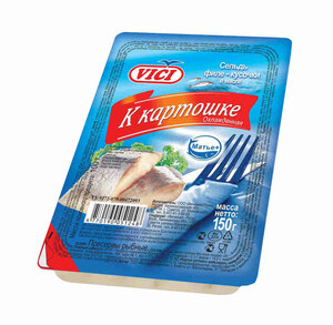 Сельдь в масле Vici К картошке филе-кусочки в масле в Магнит со скидкой –26%