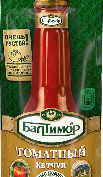 Кетчуп Балтимор Томатный с кусочками помидоров, 260 г