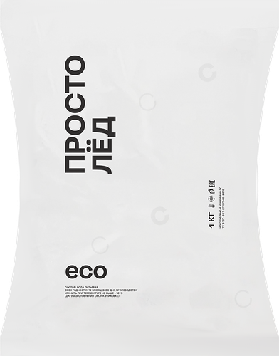 Лед пищевой CUBYCE ECO, 1кг