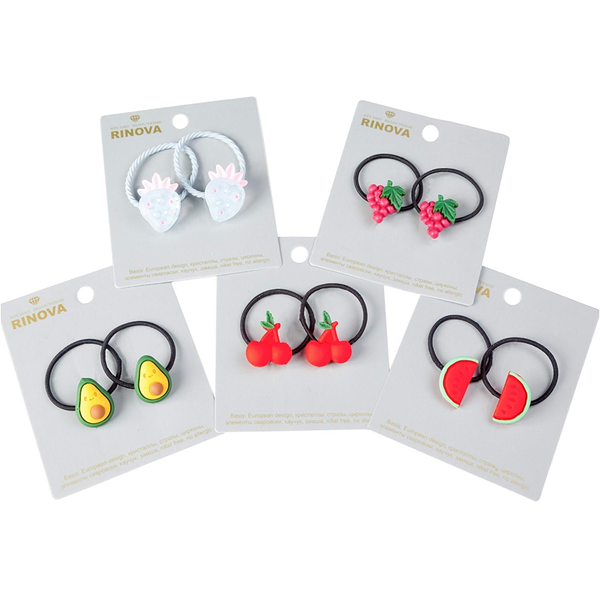 Набор резинок RINOVA фрукты, 2 шт