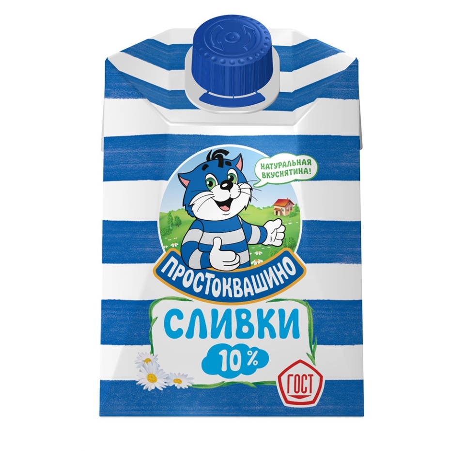 

Сливки Простоквашино ультрапастеризованные 10% БЗМЖ 200 г