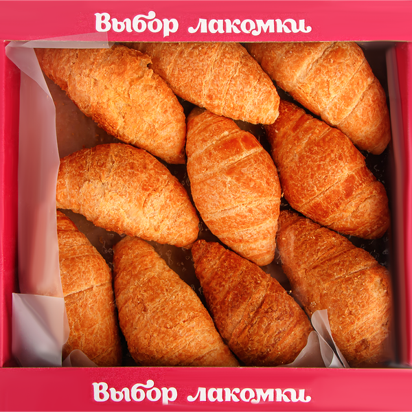 Круассаны ВЫБОР ЛАКОМКИ со вкусом вареной сгущенки, 240г