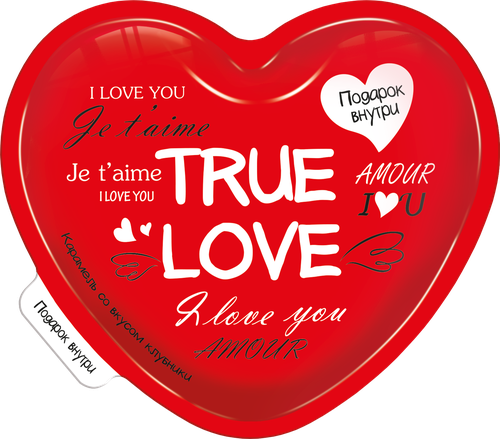 

Карамель Конфитрейд Леденец Клубника с подарком