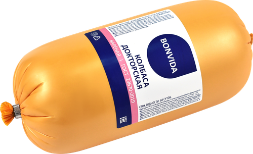 

Колбаса вареная BONVIDA Докторская ГОСТ, весовая